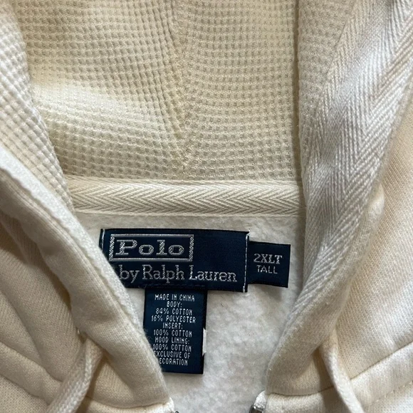 Cream 2XLT POLO Jacket - Picture 2 of 2